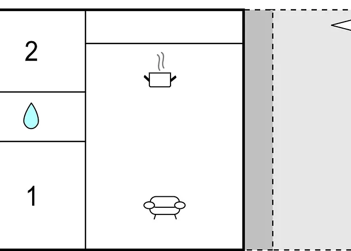 Two-bedroom Ringkobing 09 別荘 *